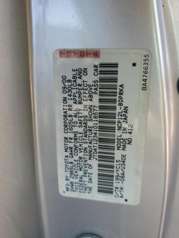 2001 TOYOTA ECHO #3291404182