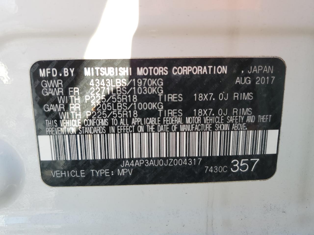 MITSUBISHI OUTLANDER ES