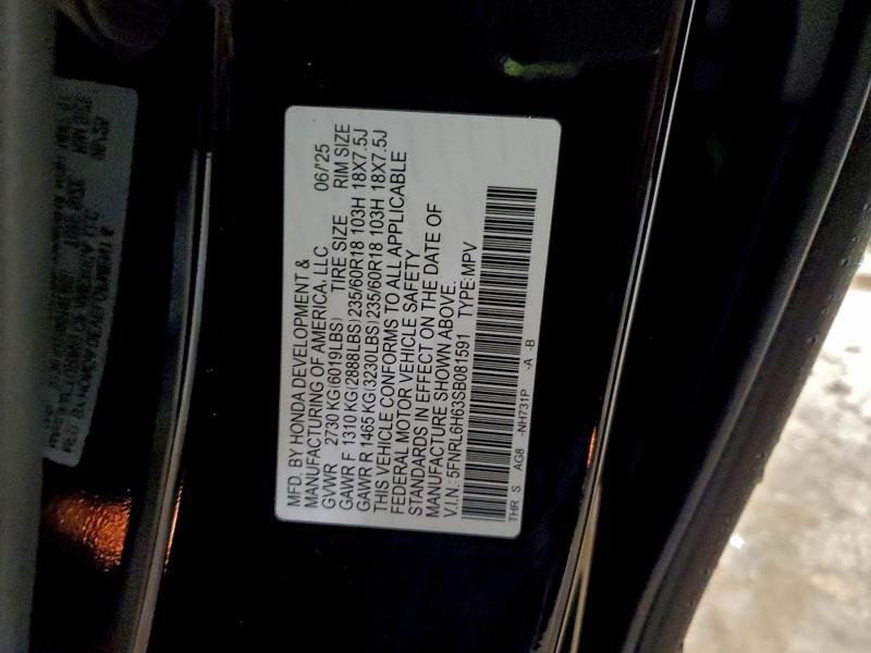 2025 HONDA ODYSSEY EX #3303337003