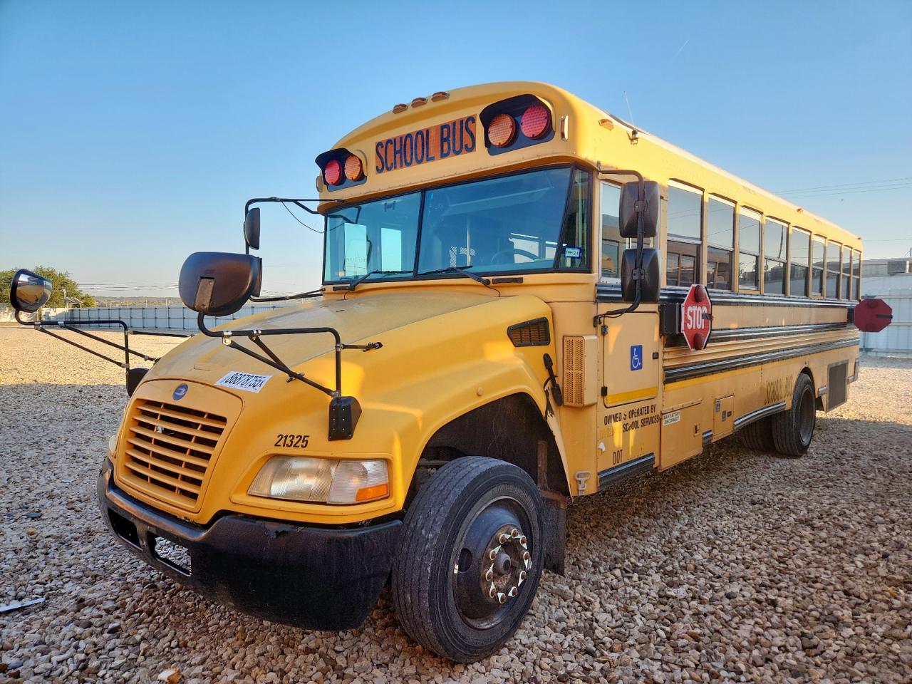 Lot #3305292311 2012 BLUE BIRD SCHOOL BUS