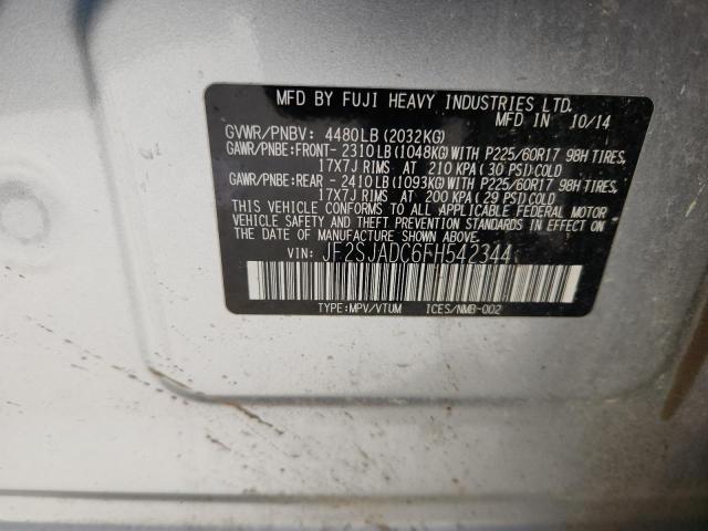 2015 SUBARU FORESTER 2 #3286928213