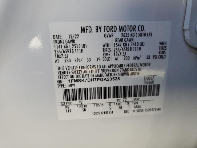 2023 FORD EXPLORER X #3302766400