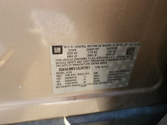 2018 GMC TERRAIN SL #3297856782