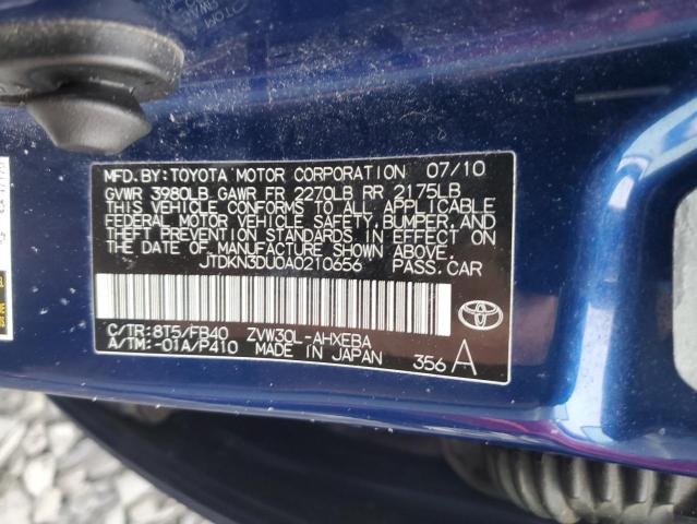 2010 TOYOTA PRIUS #3301970432