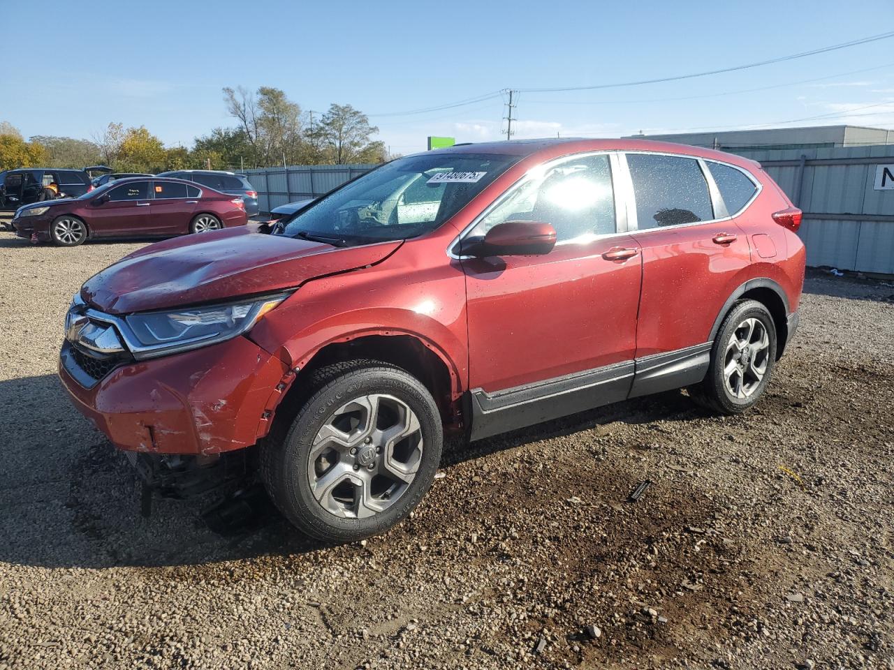 Lot #3301938441 2018 HONDA CR-V EX