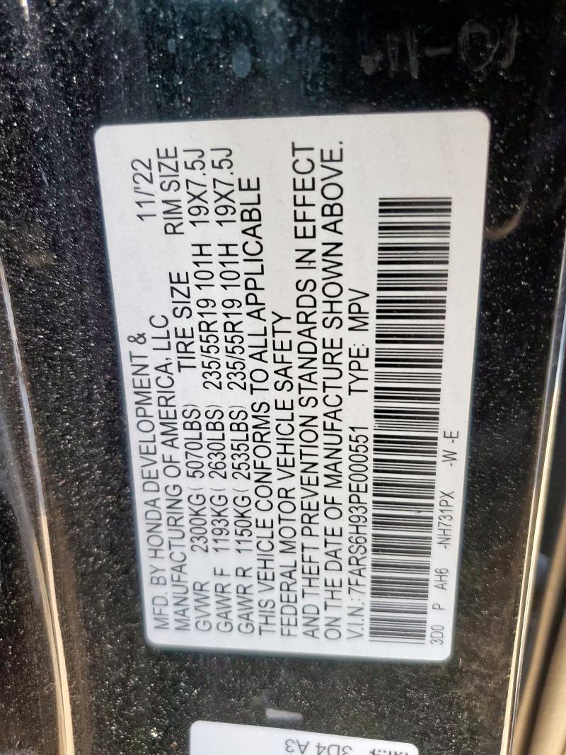 2023 HONDA CR-V SPORT #3291631315