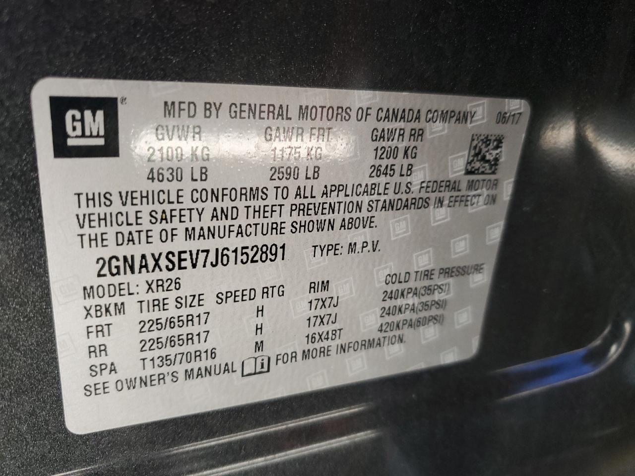 CHEVROLET EQUINOX LT