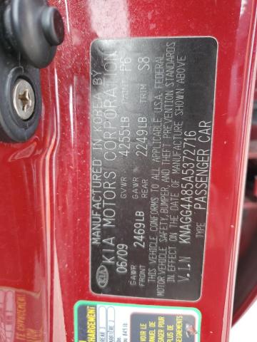 2010 KIA OPTIMA LX - KNAGG4A85A5372716