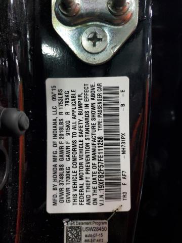 2015 HONDA CIVIC LX #3284791539