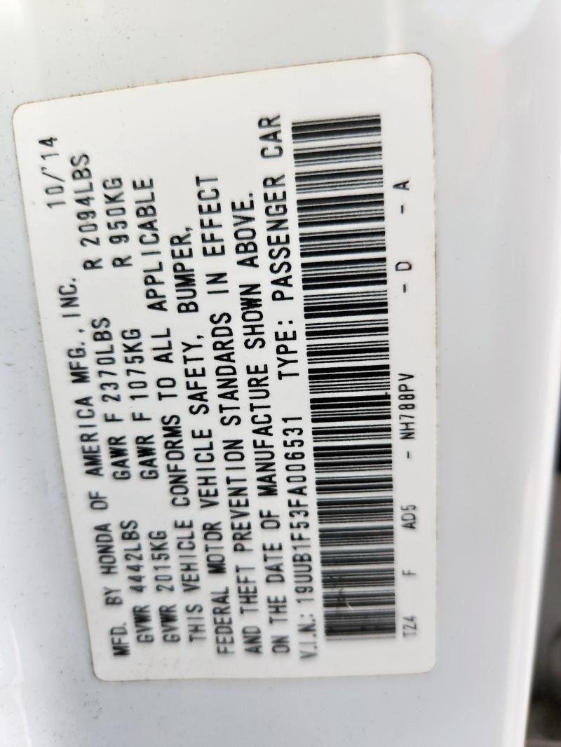 2015 ACURA TLX TECH #3290185230