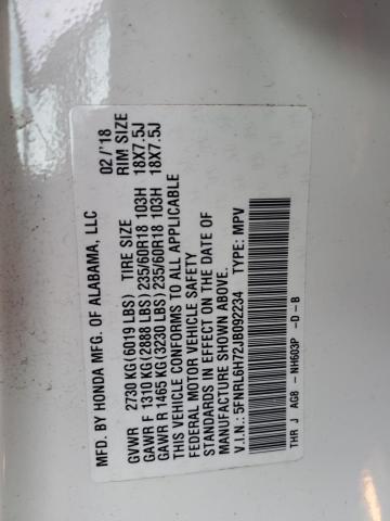 2018 HONDA ODYSSEY EX #3284705959