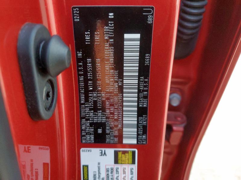 2025 TOYOTA COROLLA CR #3316090283