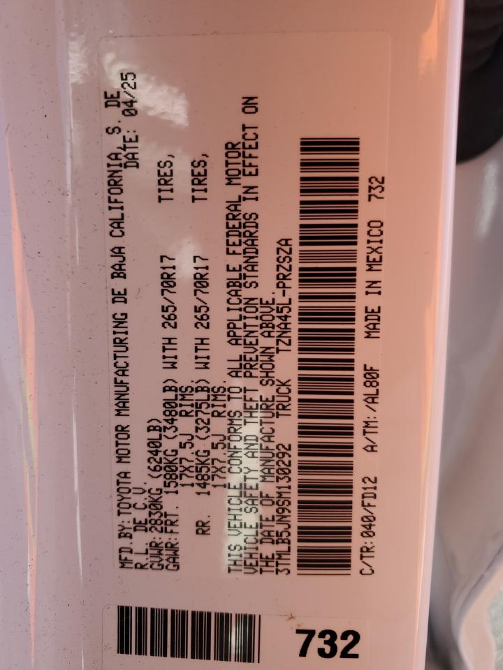 TOYOTA TACOMA DOUBLE CAB