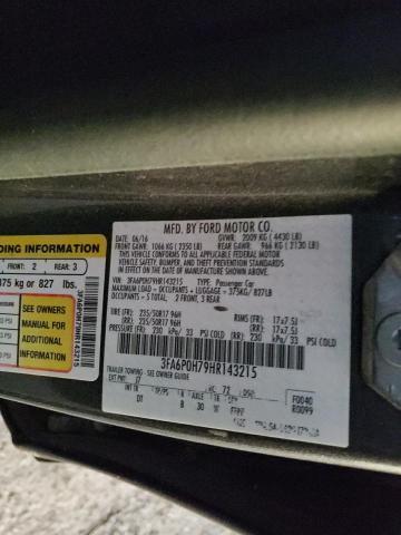 2017 FORD FUSION SE #3284681353