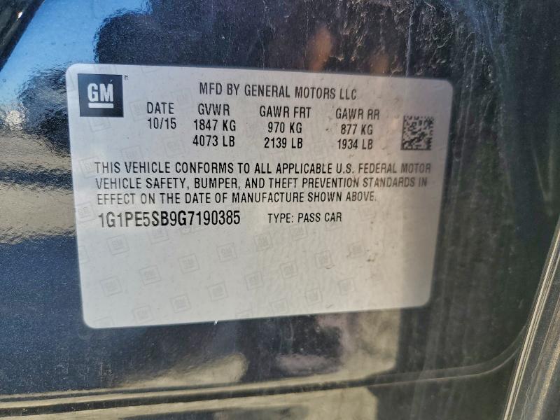 2016 CHEVROLET CRUZE LIMI #3297153531