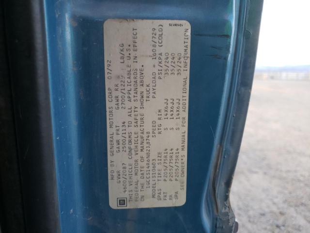 1992 CHEVROLET S TRUCK S1 #3287353982