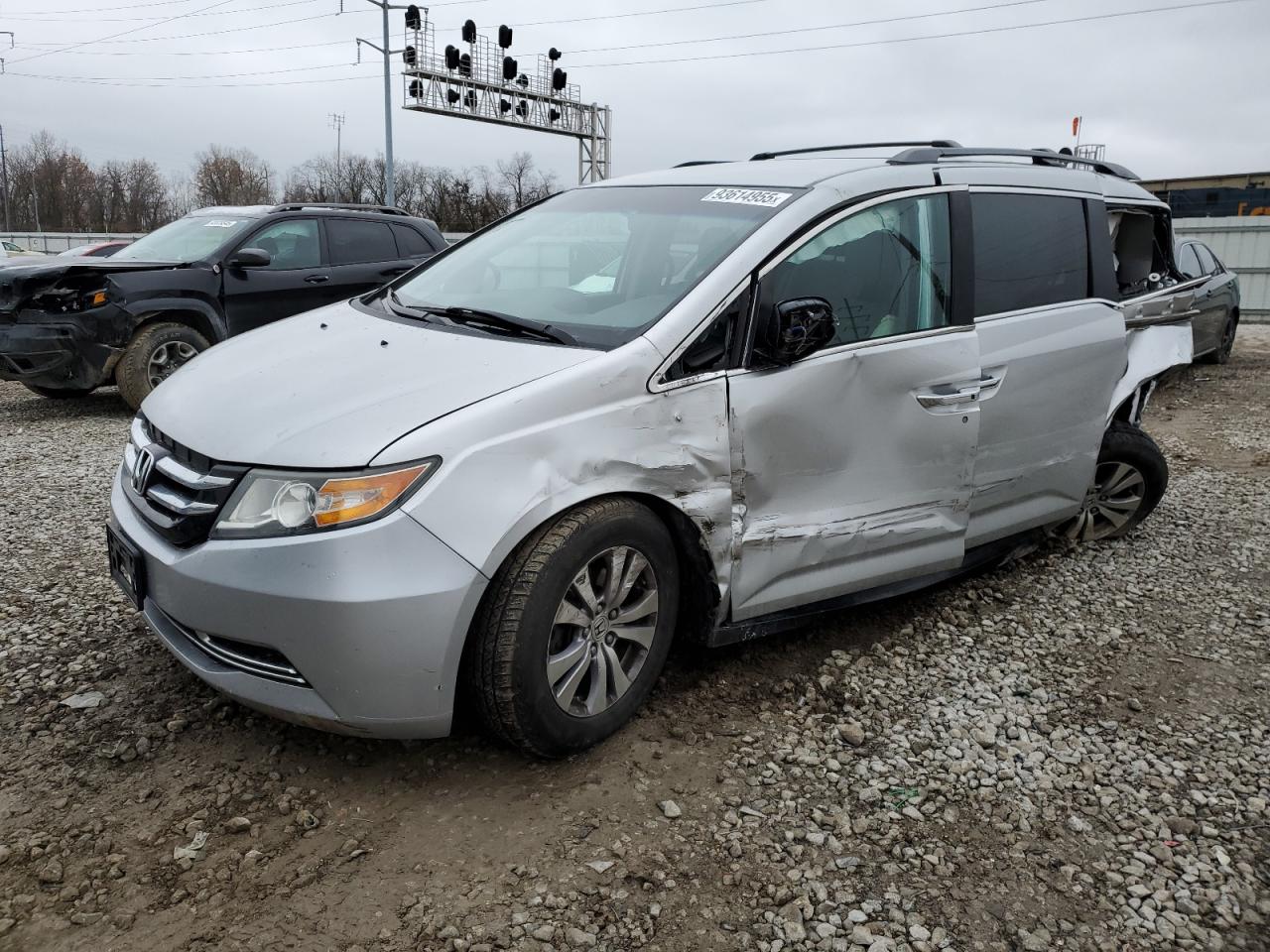 Lot #3311464278 2015 HONDA ODYSSEY EX