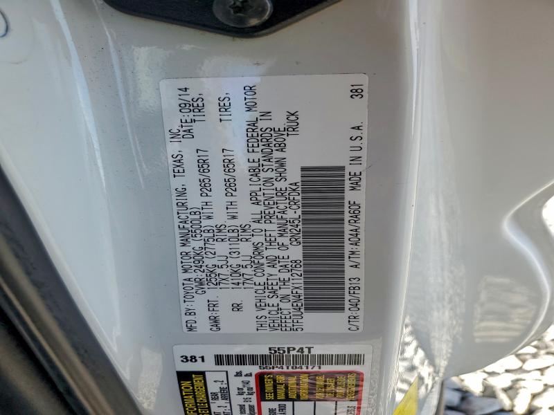 2015 TOYOTA TACOMA ACC #3301829369