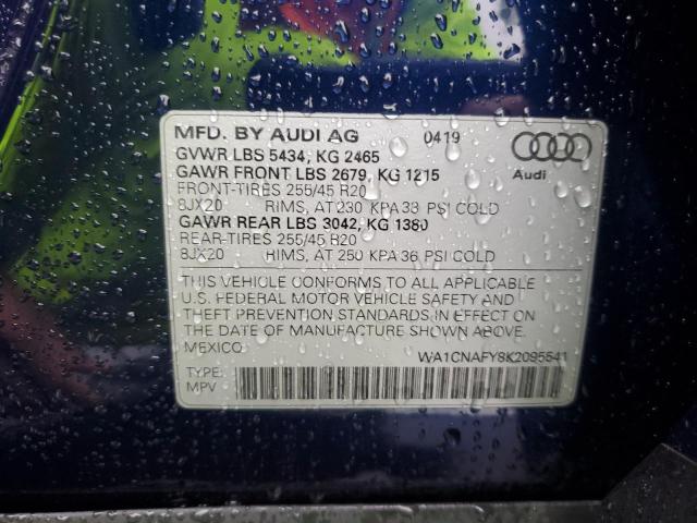 2019 AUDI Q5 PRESTIG #3301933503