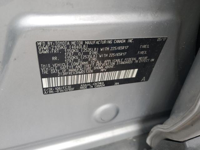 2017 TOYOTA RAV4 XLE #3302643002