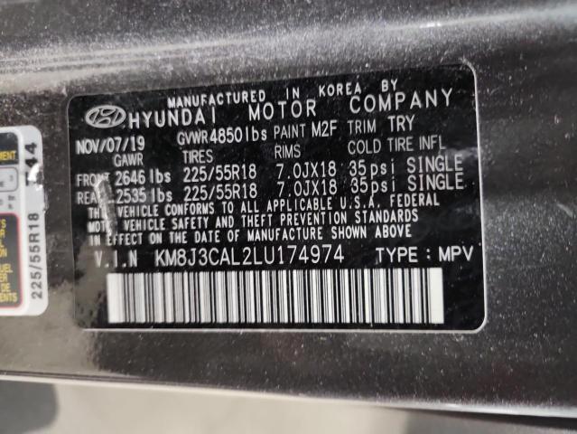 2020 HYUNDAI TUCSON LIM - KM8J3CAL2LU174974