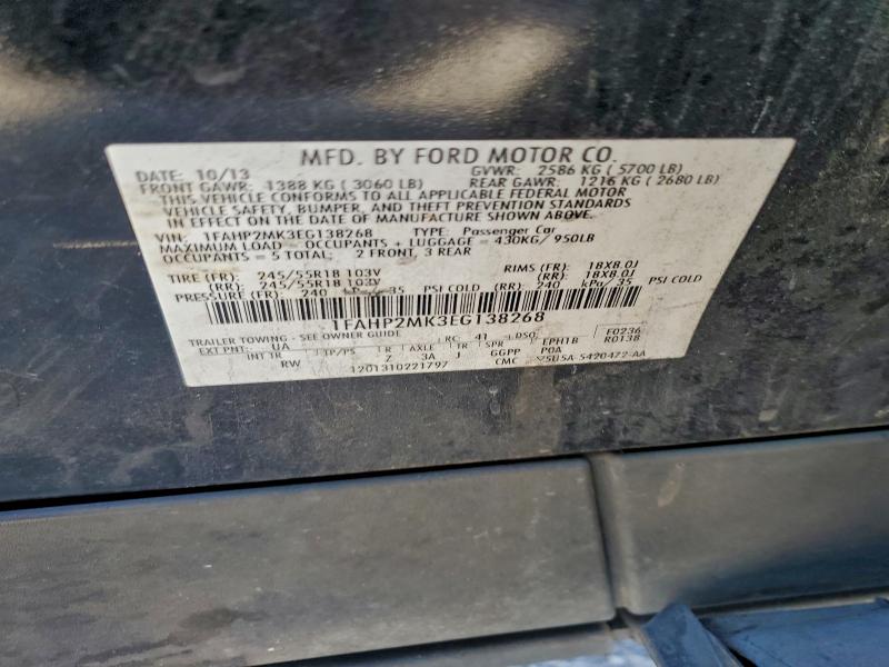 2014 FORD TAURUS POL #3301805383