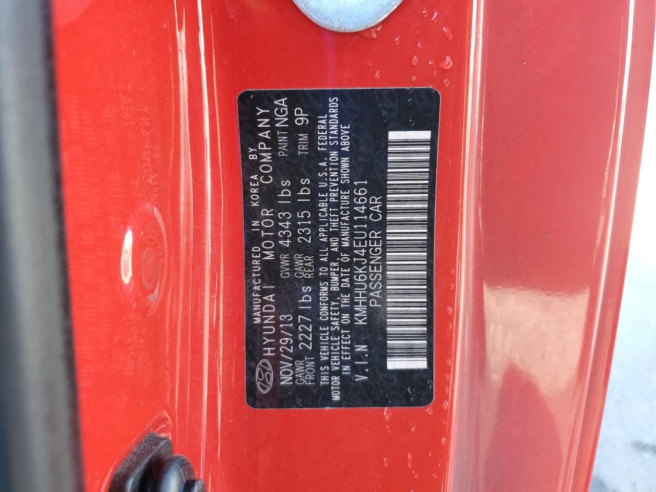 HYUNDAI GENESIS 3.8L