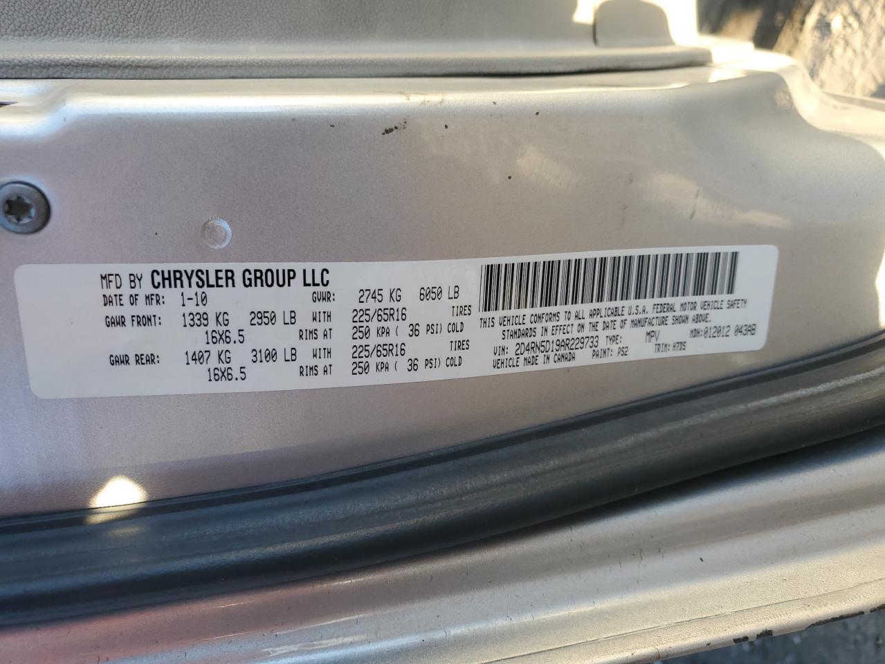 DODGE GRAND CARAVAN SXT