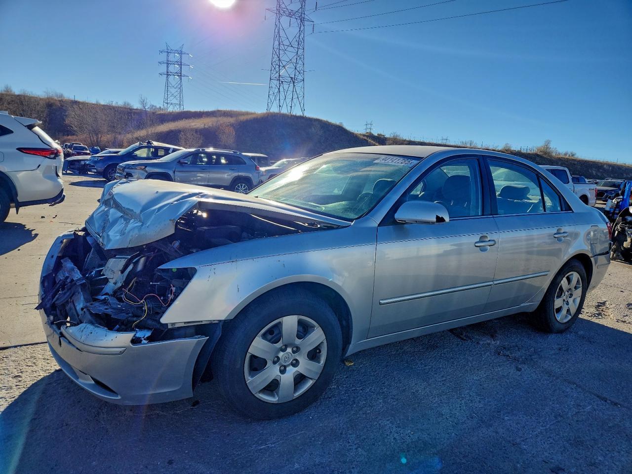 Lot #3296680099 2009 HYUNDAI SONATA GLS