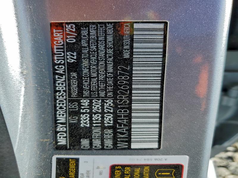 2025 MERCEDES-BENZ C 300 4MAT #3310520042