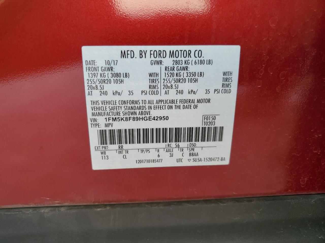 FORD EXPLORER LIMITED