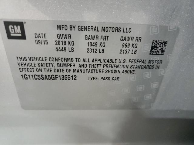 2016 CHEVROLET MALIBU LIM #3303779463