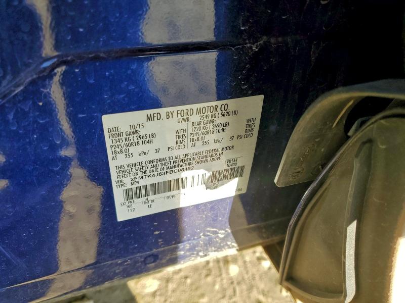 2015 FORD EDGE SEL #3303986718