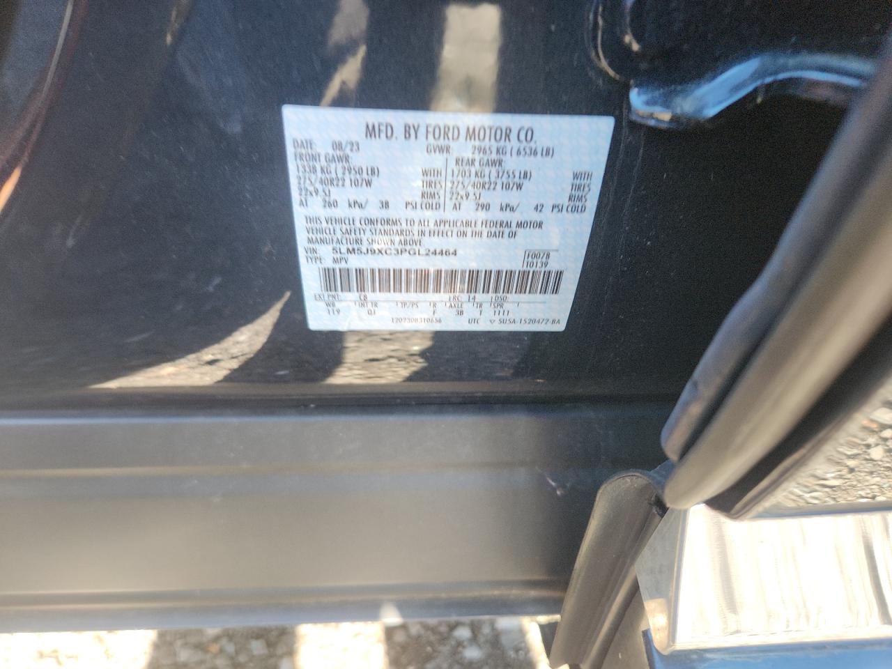 LINCOLN AVIATOR BLACK LABEL