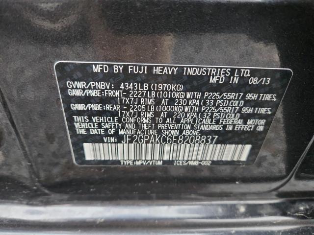 2014 SUBARU XV CROSSTR #3297230399