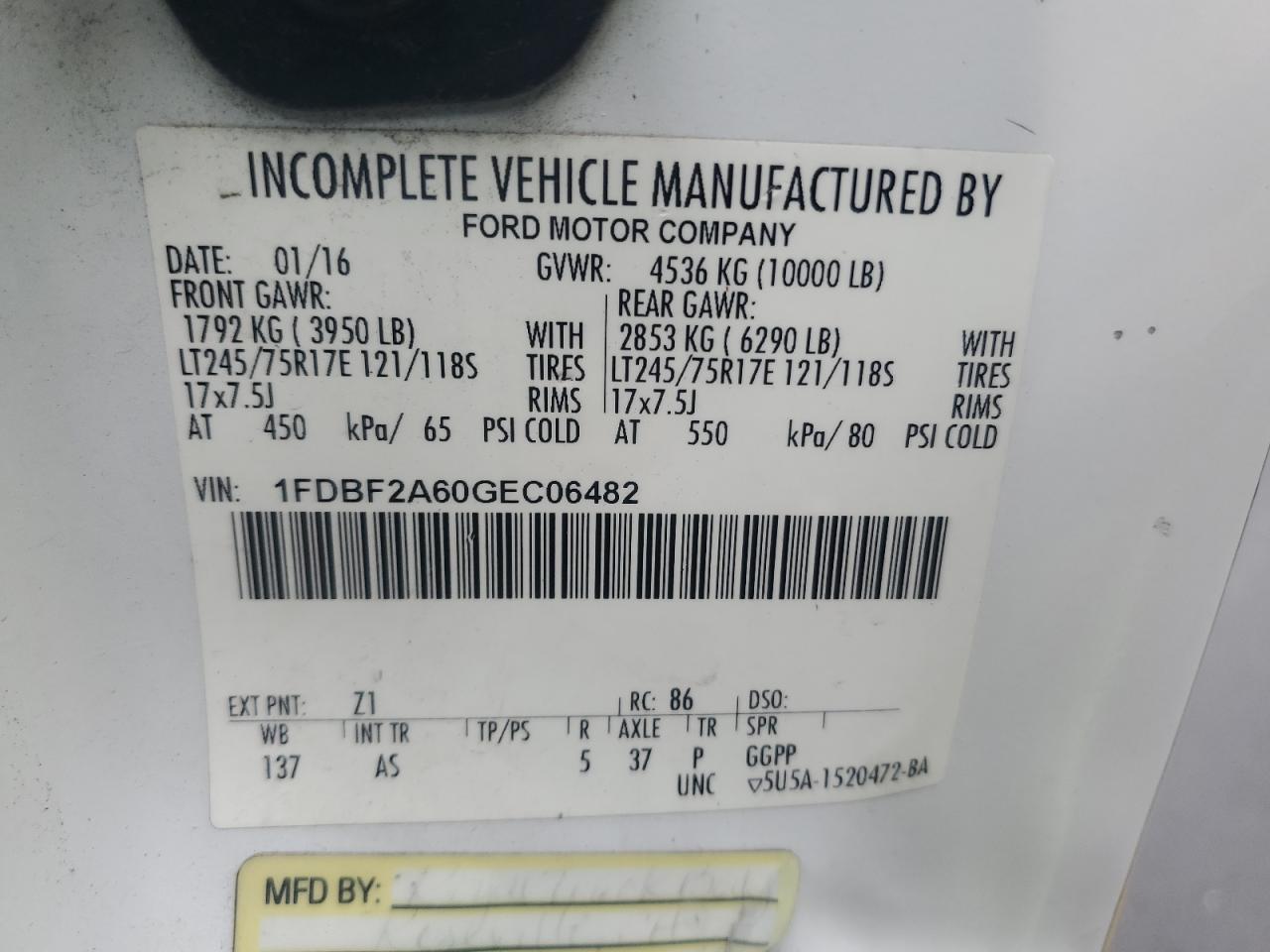 FORD F-250 SUPER DUTY