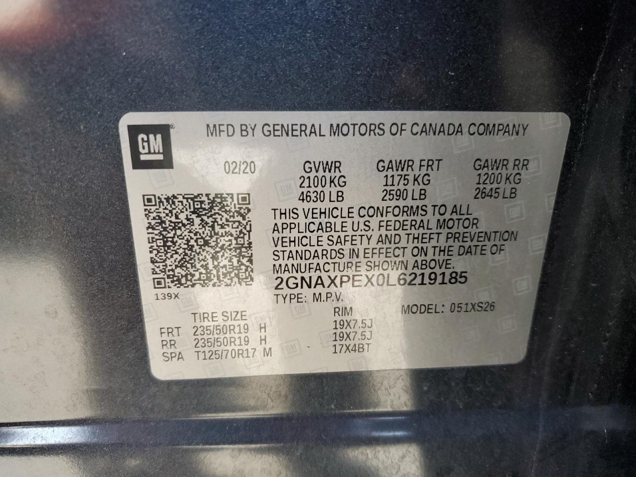 CHEVROLET EQUINOX PREMIER