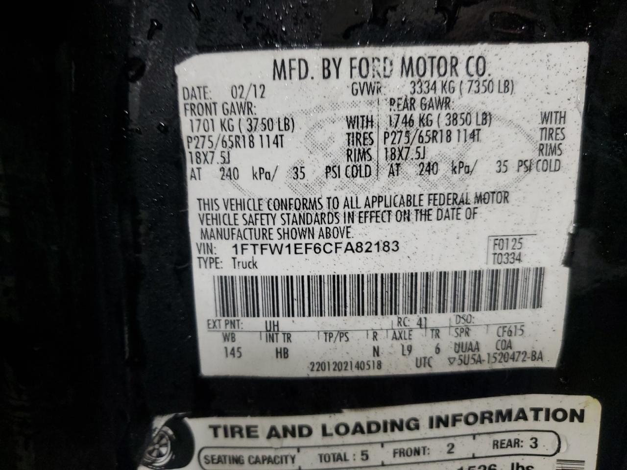 FORD F-150 SUPERCREW