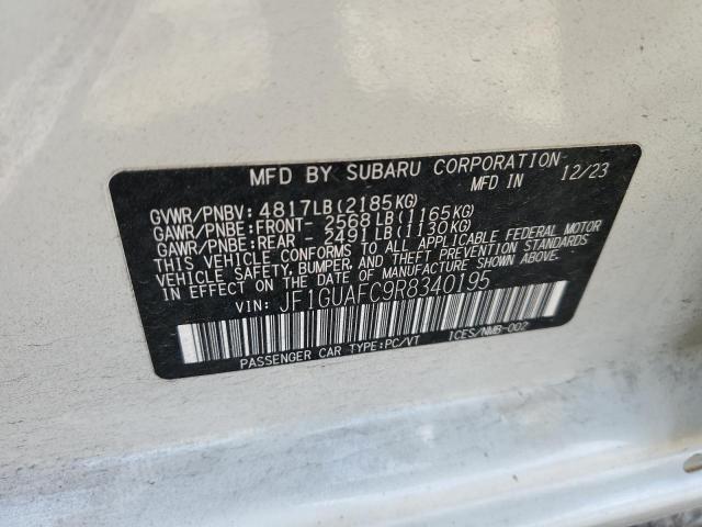 2024 SUBARU IMPREZA SP #3301791384