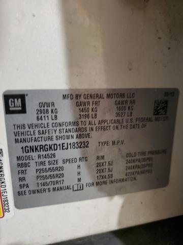 2014 CHEVROLET TRAVERSE L #3298124170