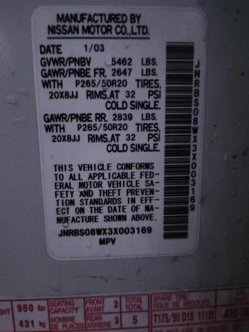 2003 INFINITI FX45 #3291766279