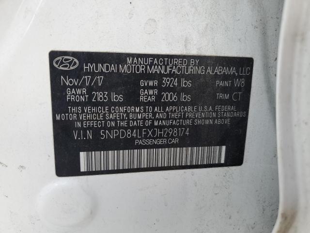 2018 HYUNDAI ELANTRA SE - 5NPD84LFXJH298174