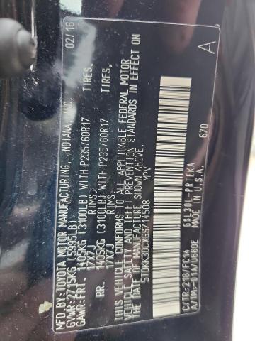 2016 TOYOTA SIENNA LE #3296364220