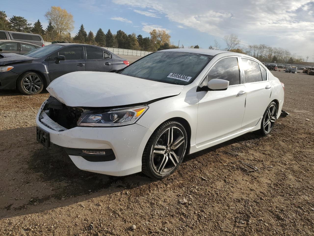 Lot #3284914930 2017 HONDA ACCORD SPO
