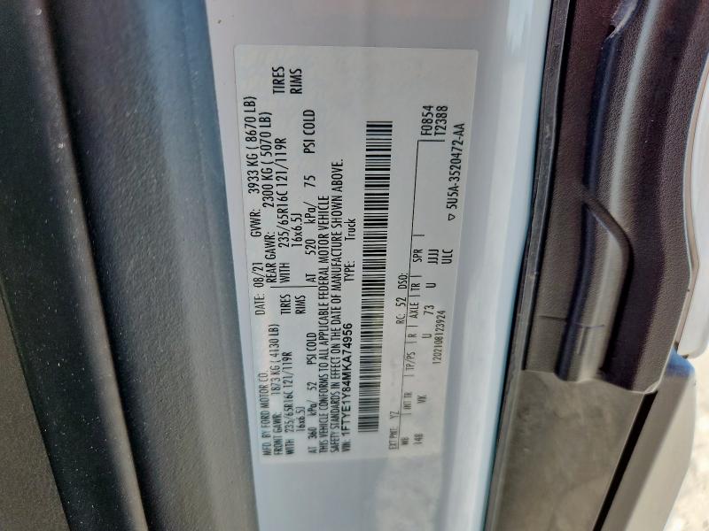 2021 FORD TRANSIT T- #3287739171