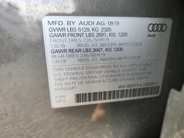 2020 AUDI Q3 PREMIUM #3285846578