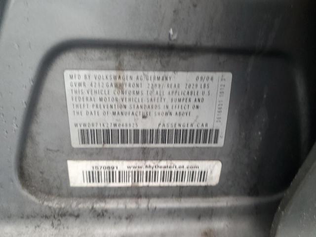 2007 VOLKSWAGEN RABBIT #3284671363