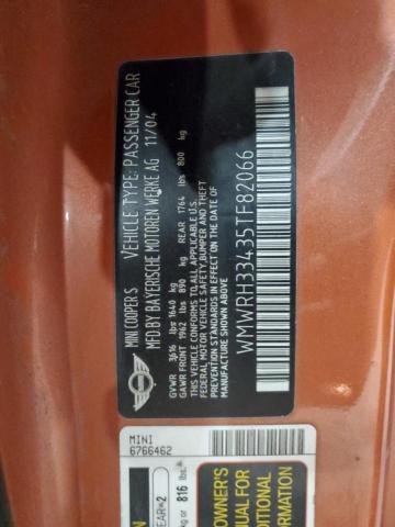 2005 MINI COOPER S #3302773363