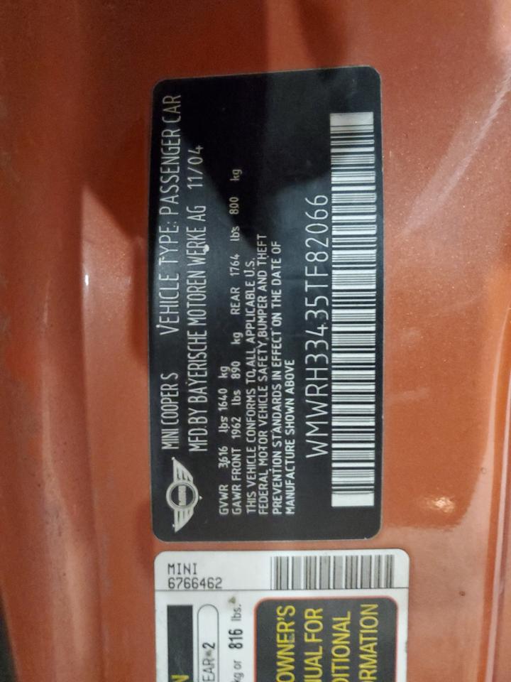 Lot #3302773363 2005 MINI COOPER S