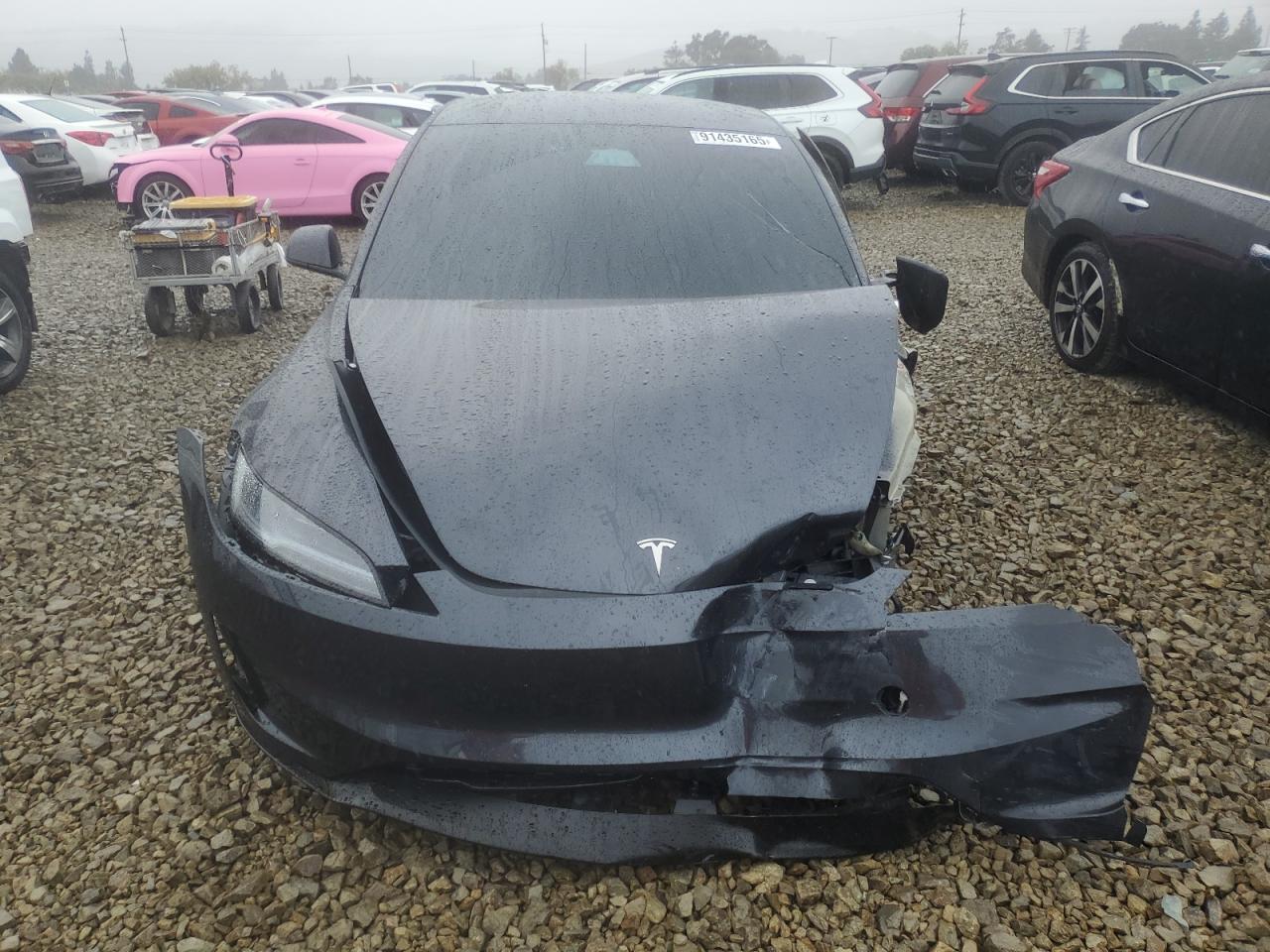 Lot #3317026076 2024 TESLA MODEL 3